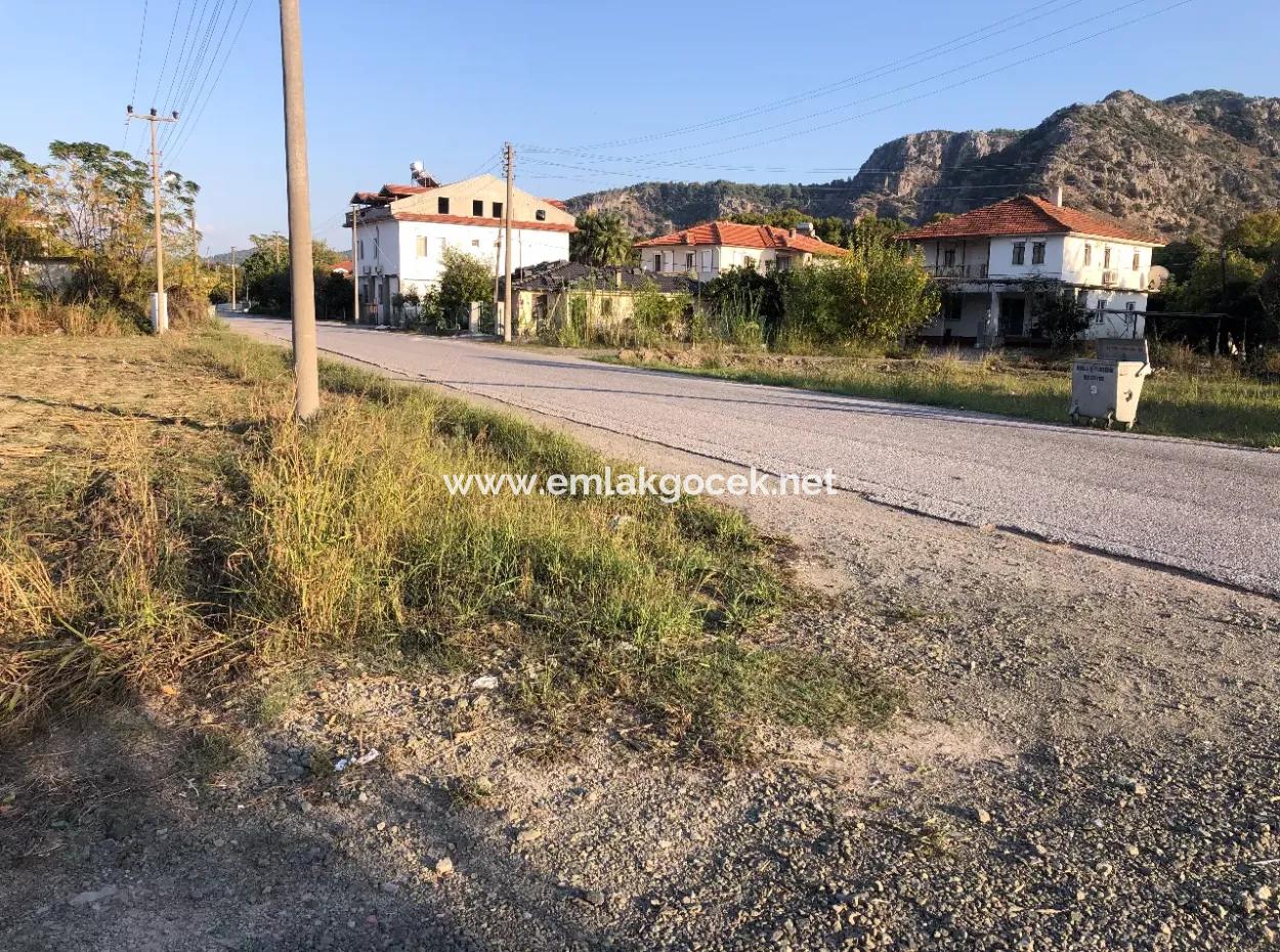 700M2 Eckgrundstück Zum Verkauf In Dalyan