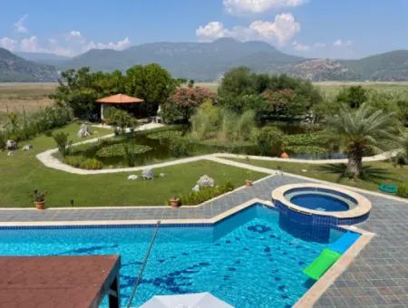 Dalyan 4 1 Luxury Villa For Sale In 7000M2 Land